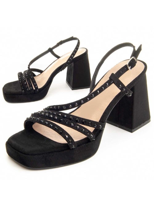 Sandale à Talons Matériel Synthétique Montevita - Kiabi