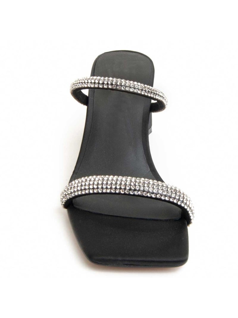 Sandale à Talons Matériel Synthétique Montevita Noir - Kiabi