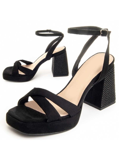 Sandale à Talons Matériel Synthétique Montevita - Kiabi
