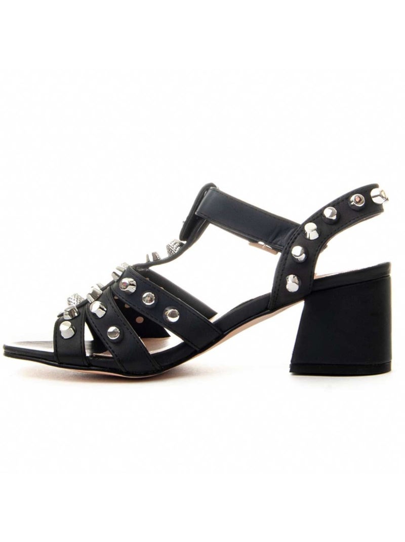 Sandale à Talons Matériel Synthétique Montevita Noir - Kiabi