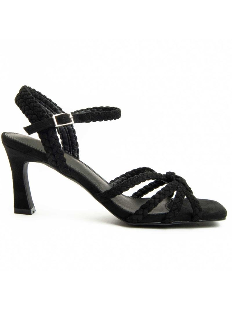 Sandale à Talons Matériel Synthétique Montevita Noir - Kiabi