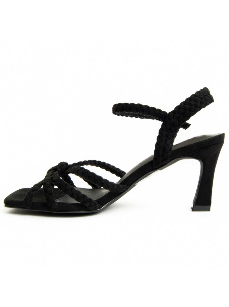 Sandale à Talons Matériel Synthétique Montevita Noir - Kiabi