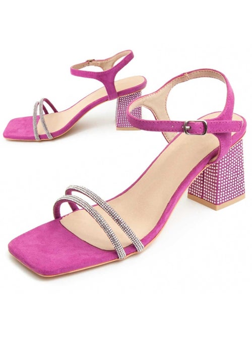 Sandale à Talons Matériel Synthétique Montevita - Kiabi