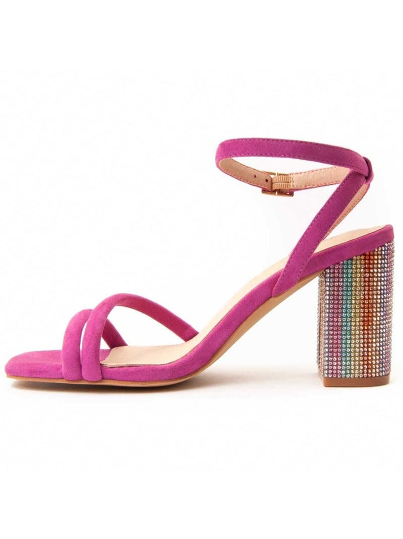 Sandale à Talons Matériel Synthétique Montevita Rose - Kiabi