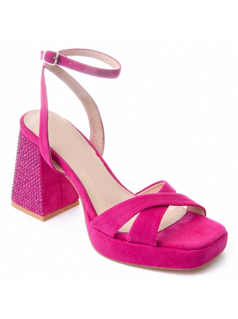 Sandale à Talons Matériel Synthétique Montevita Rose - Kiabi