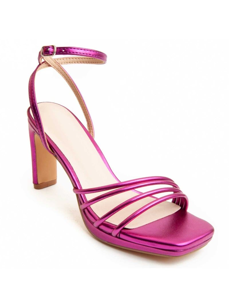 Sandale à Talons Matériel Synthétique Montevita Rose - Kiabi