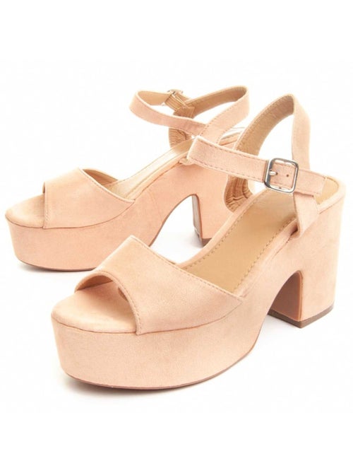 Sandale à Talons Matériel Synthétique Montevita - Kiabi Sandale à Talons Matériel Synthétique Montevita - Kiabi