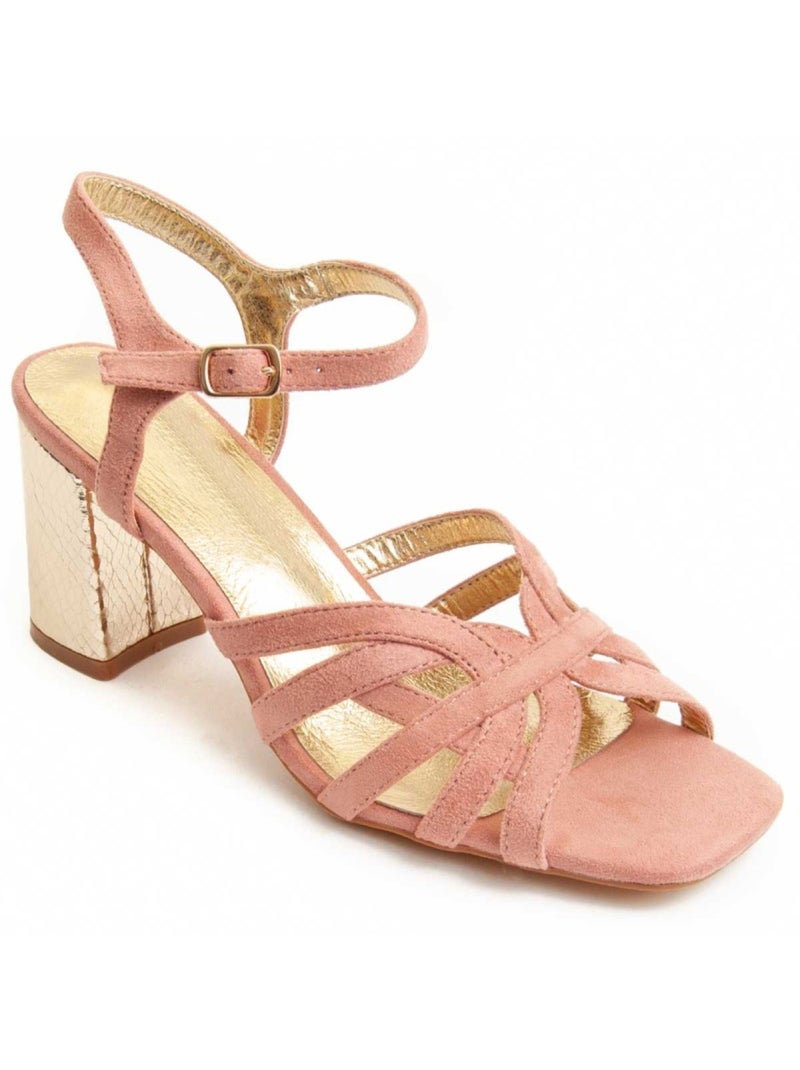 Sandale à Talons Matériel Synthétique Montevita Rose - Kiabi