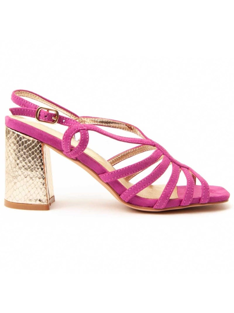 Sandale à Talons Matériel Synthétique Montevita Rose - Kiabi
