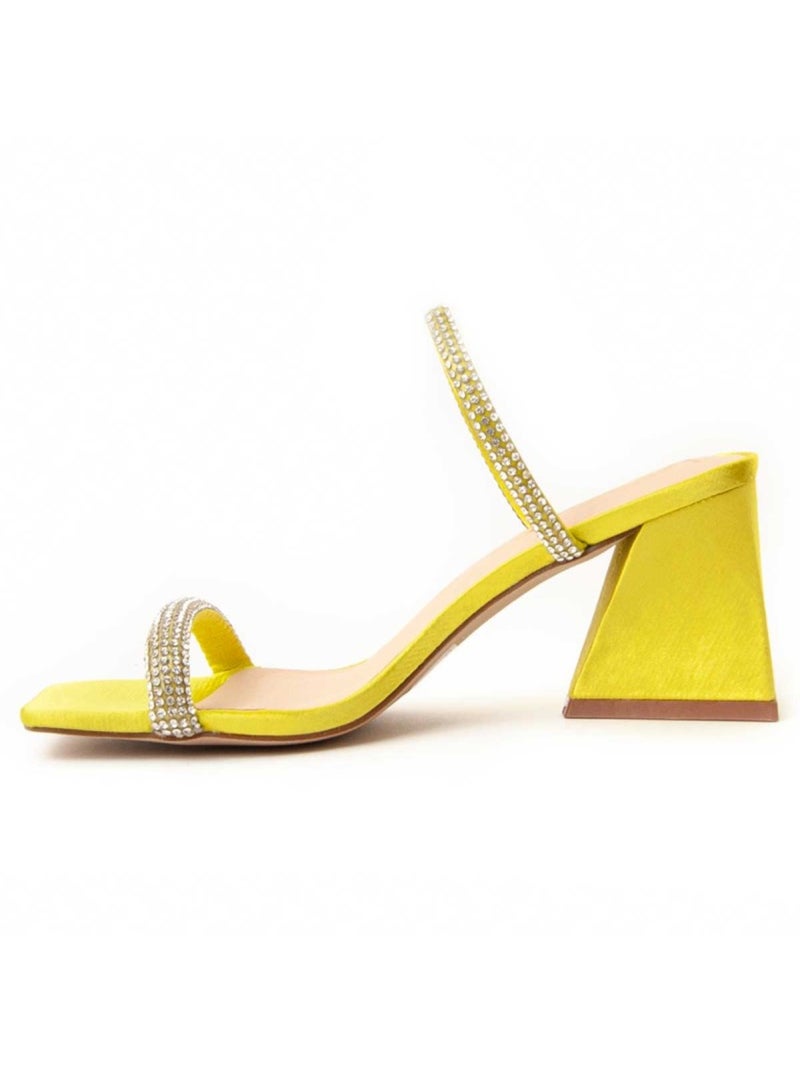 Sandale à Talons Matériel Synthétique Montevita Vert - Kiabi