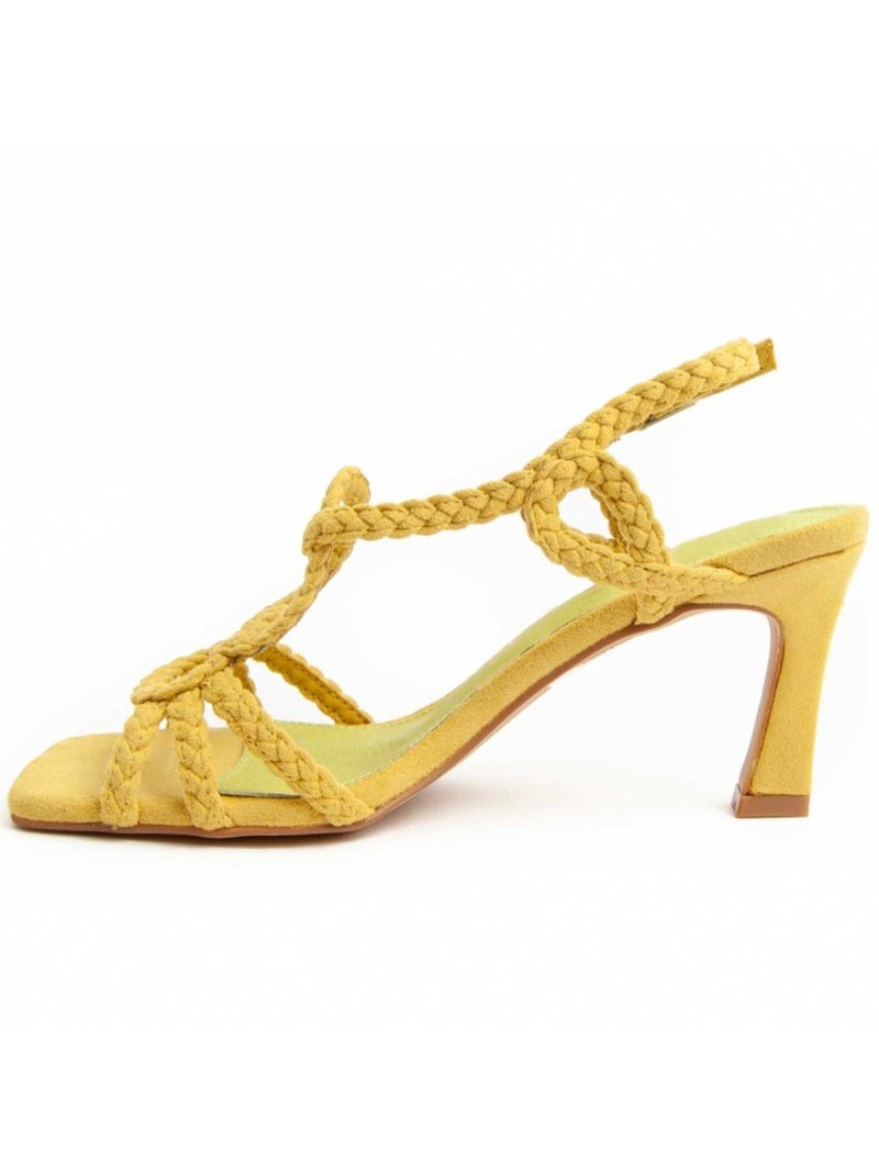Sandale à Talons Matériel Synthétique Montevita Vert - Kiabi