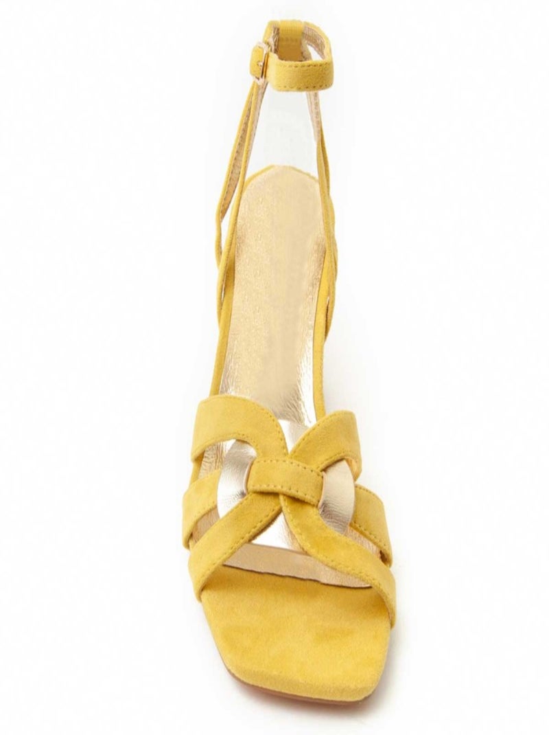 Sandale à Talons Matériel Synthétique Montevita Vert - Kiabi