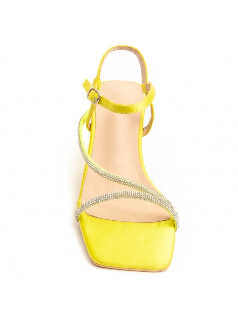 Sandale à Talons Matériel Synthétique Montevita Vert - Kiabi