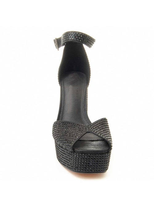 Sandale à Talons Matière Synthétique Et Textile Montevita - Kiabi