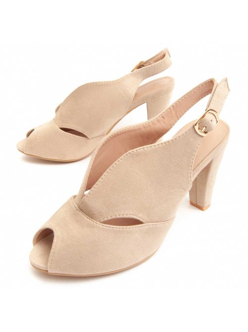 Sandale à Talons Tissu Montevita - Kiabi
