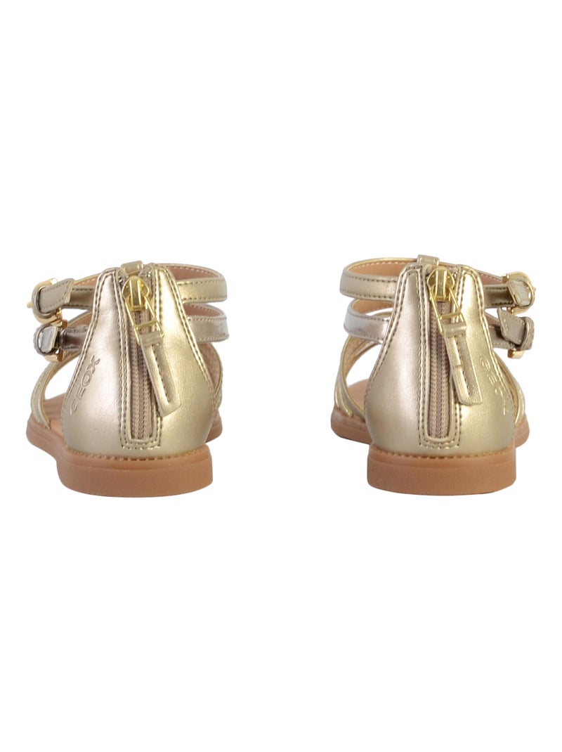 Sandale à Zip Plate Geox Enfant Karly Gris - Kiabi