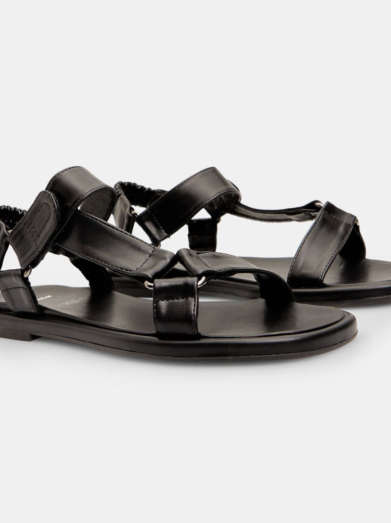Sandale avec sangle BATA Noir - Kiabi