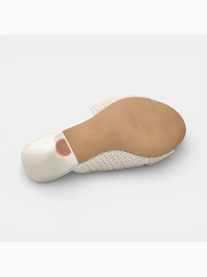Sandale avec talon Bata Beige - Kiabi