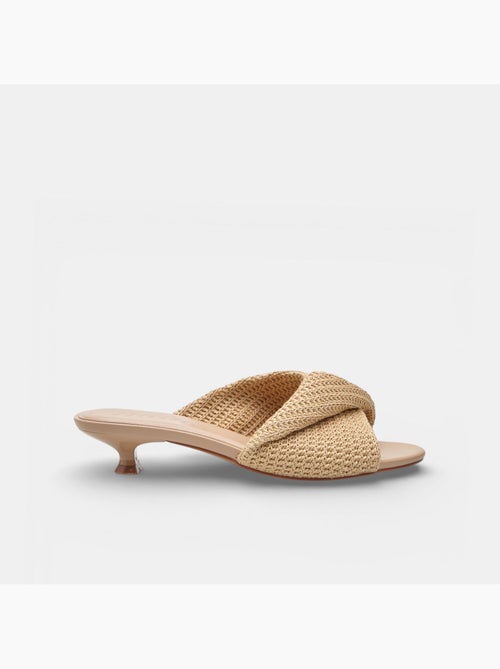 Sandale avec talon Bata - Kiabi