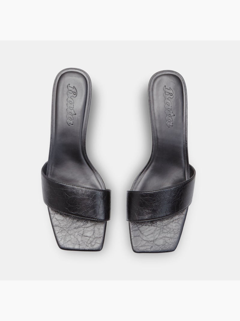 Sandale avec talon Bata Noir - Kiabi