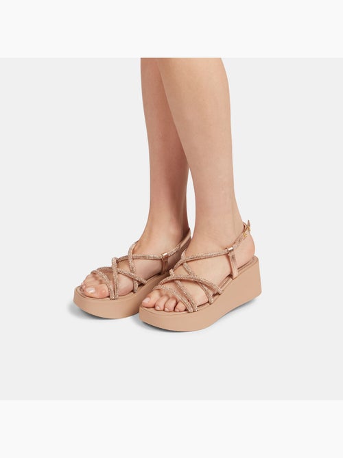 Sandale avec talon compensé de 6 cm BATA - Kiabi