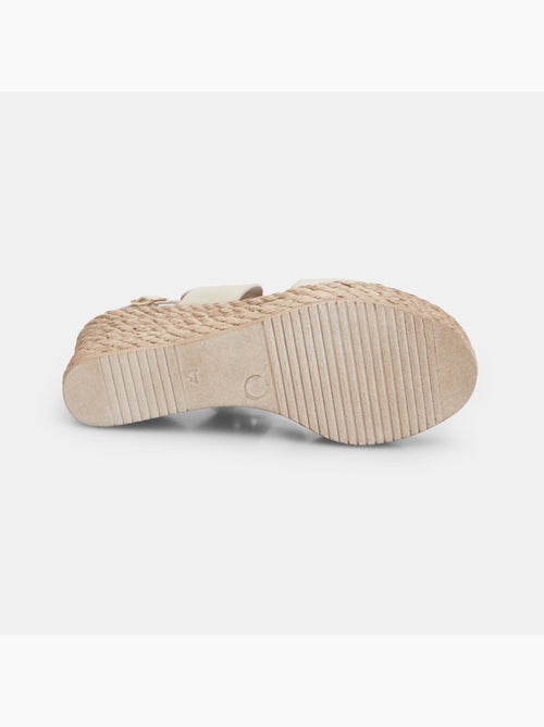 Sandale avec talon compensé de 8 cm BATA - Kiabi