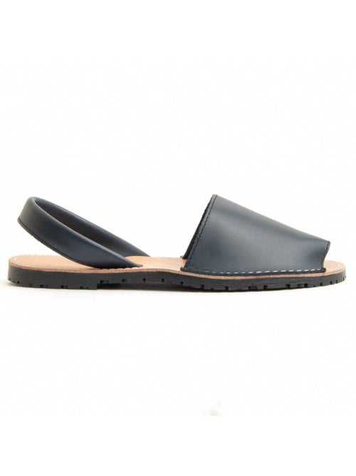 Sandale Basse Cuir Naturel Purapiel - Kiabi