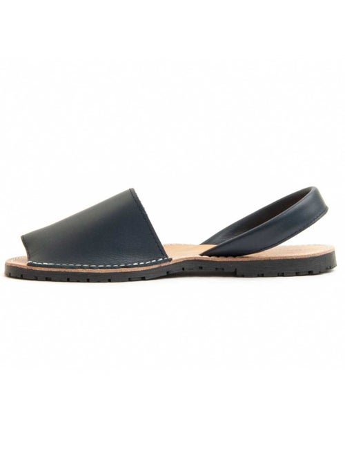 Sandale Basse Cuir Naturel Purapiel - Kiabi