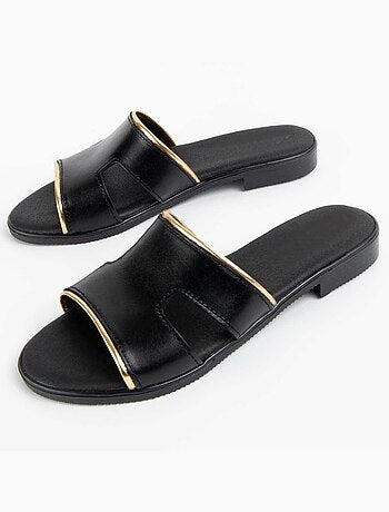Sandale Basse Cuir Naturel Purapiel