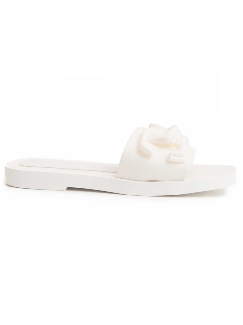 Sandale Basse Matériel Synthétique Montevita Blanc - Kiabi