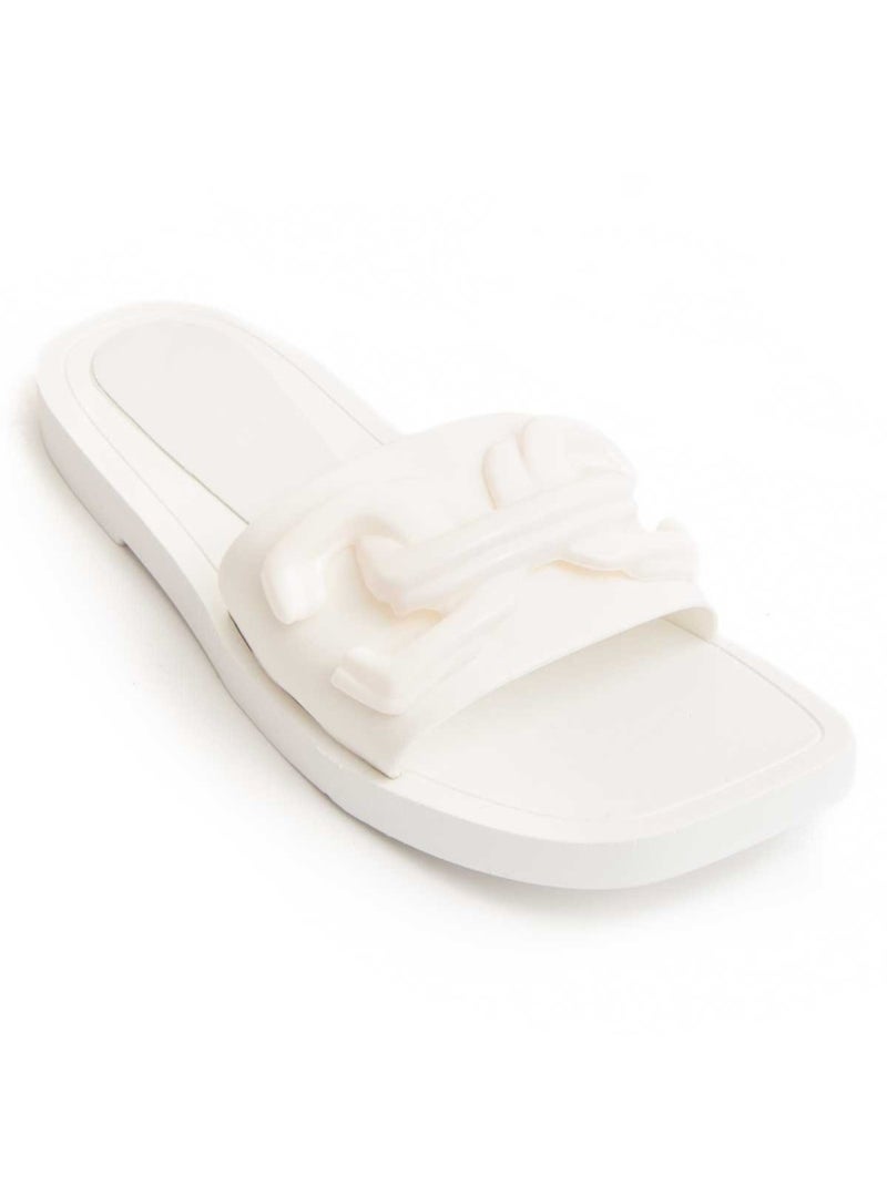 Sandale Basse Matériel Synthétique Montevita Blanc - Kiabi