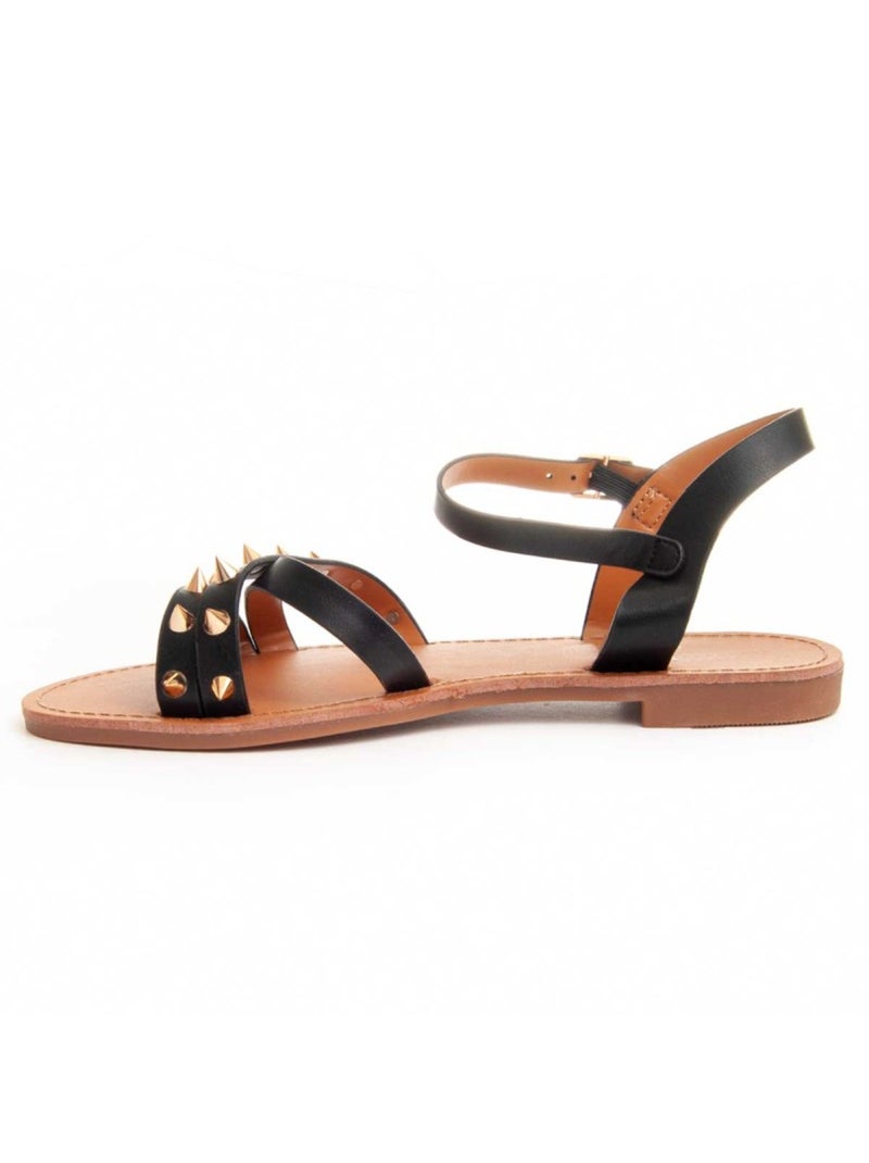 Sandale Basse Matériel Synthétique Montevita Noir - Kiabi