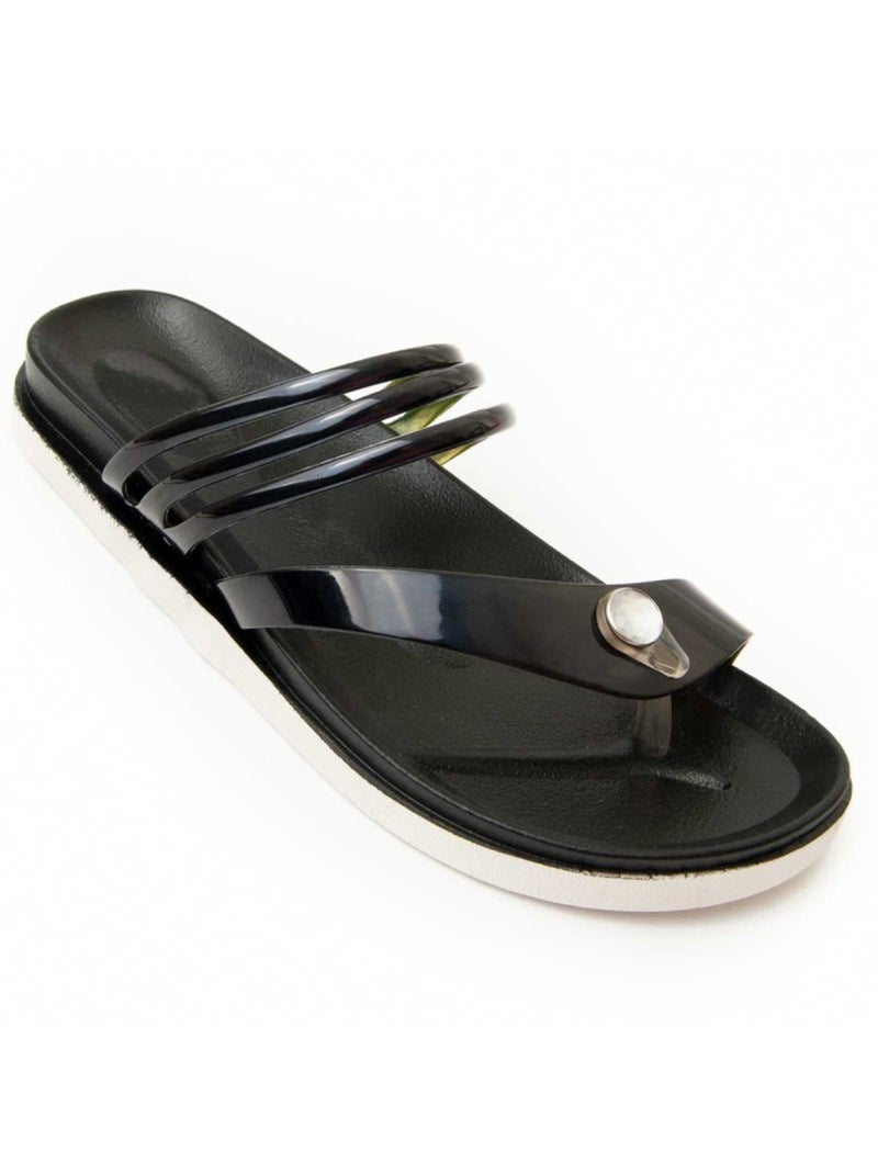 Sandale Basse Matériel Synthétique Montevita Noir - Kiabi