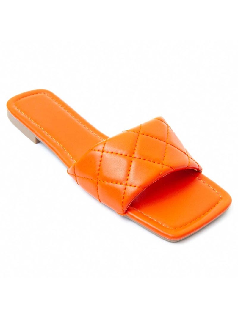 Sandale Basse Matériel Synthétique Montevita Orange - Kiabi