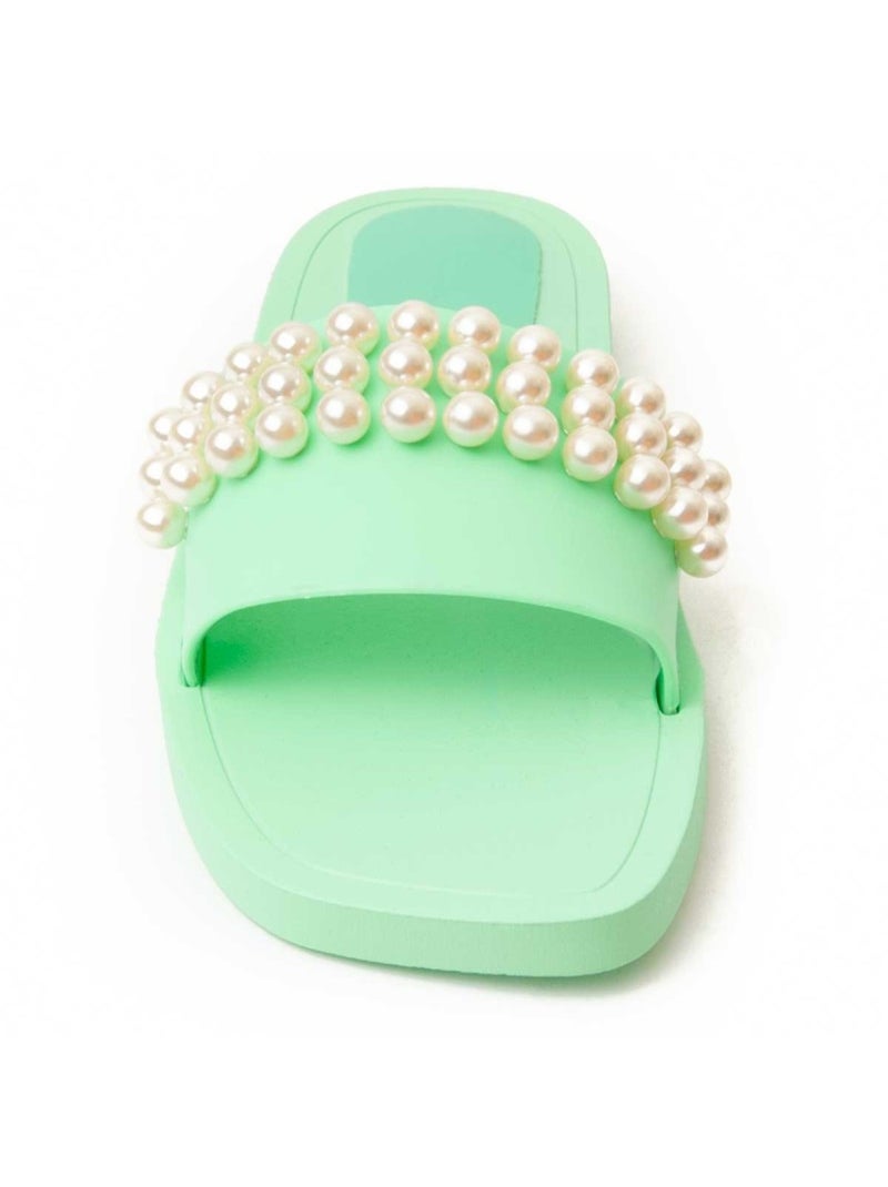Sandale Basse Matériel Synthétique Montevita Vert - Kiabi