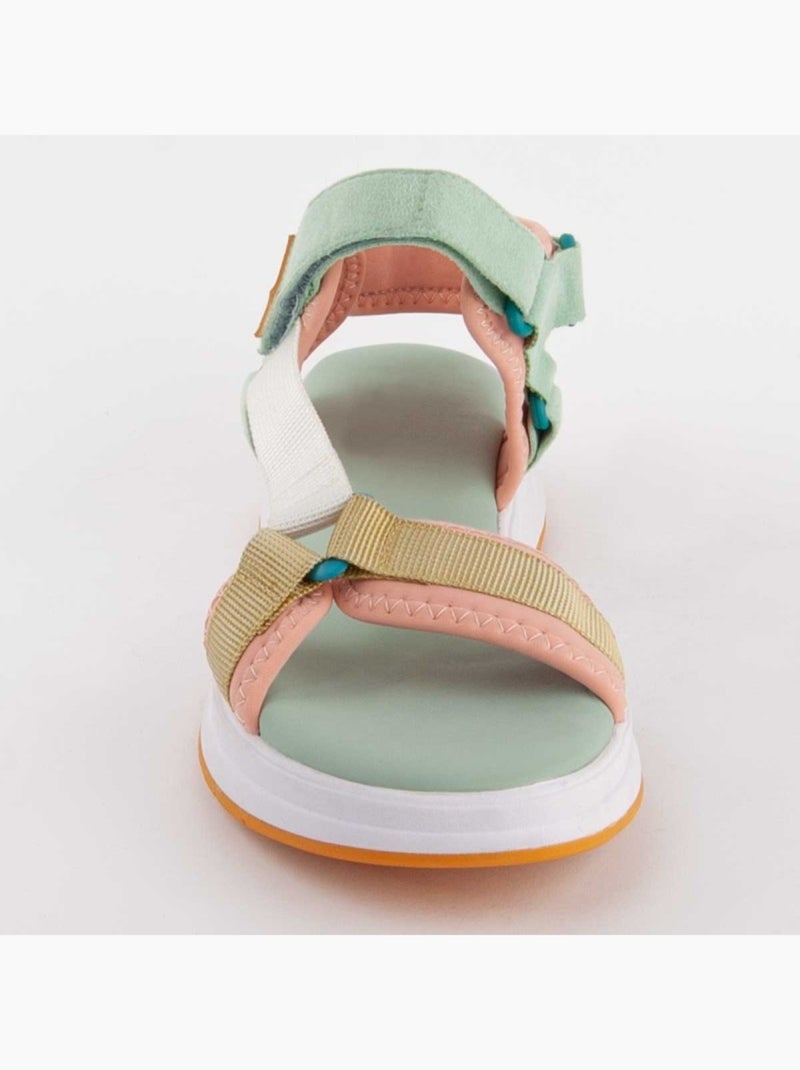 Sandale Basse Matériel Synthétique Montevita Vert - Kiabi