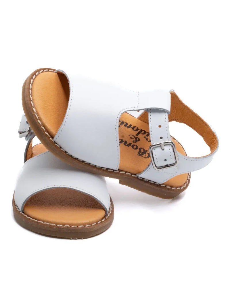 Sandale Bébé Fille - Boni Héléna Blanc - Kiabi