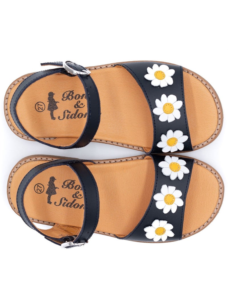 Sandale Bébé Fille - Boni Lolita Bleu marine - Kiabi