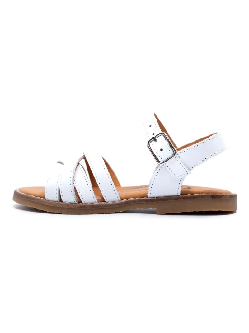 Sandale Bébé Fille - Boni Mini Iris Blanc - Kiabi