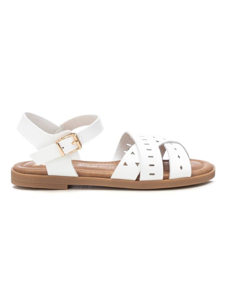 Sandale boucle Blanc - Kiabi