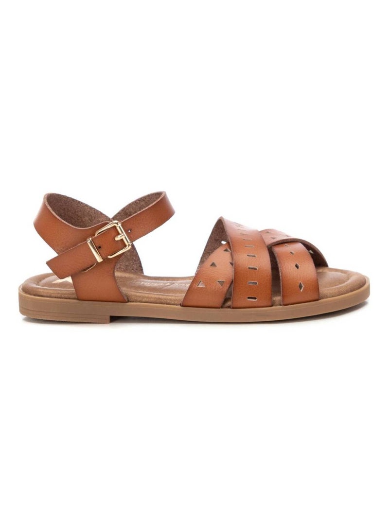 Sandale boucle Camel - Kiabi