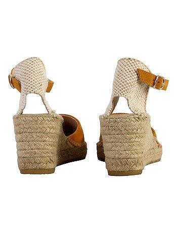 Sandale Compensée à Bride Natural World