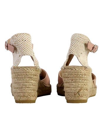 Sandale Compensée à Bride Natural World