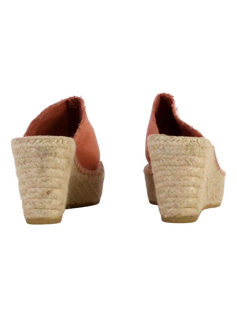 Sandale Compensée à Enfiler Natural World Orange - Kiabi