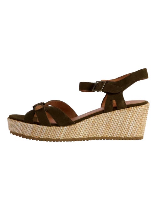 Sandale Compensée Cuir Emilie Karston Esabel - Kiabi