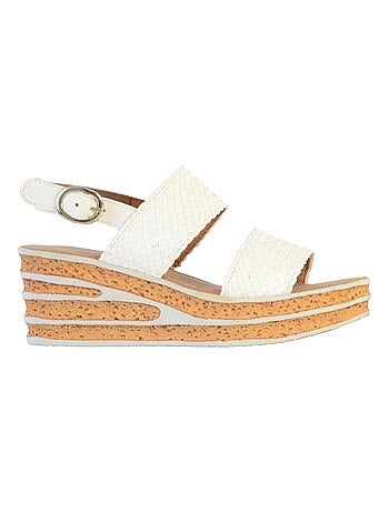 Sandale Compensée Cuir Gabor Flecht