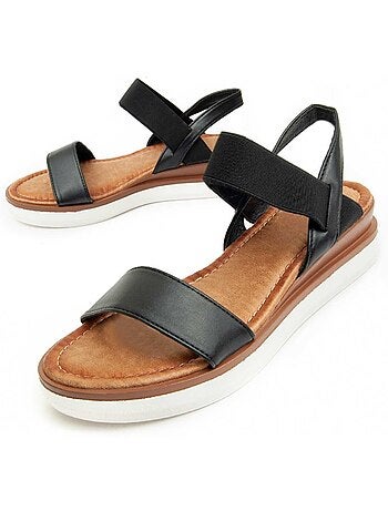 Sandale Compensée Matériau Synthétique Montevita
