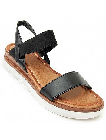 Sandale Compensée Matériau Synthétique Montevita