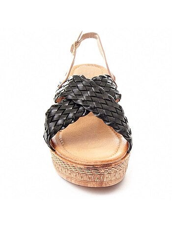 Sandale Compensée Matériel Synthétique Montevita