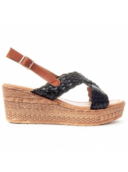 Sandale Compensée Matériel Synthétique Montevita - Kiabi